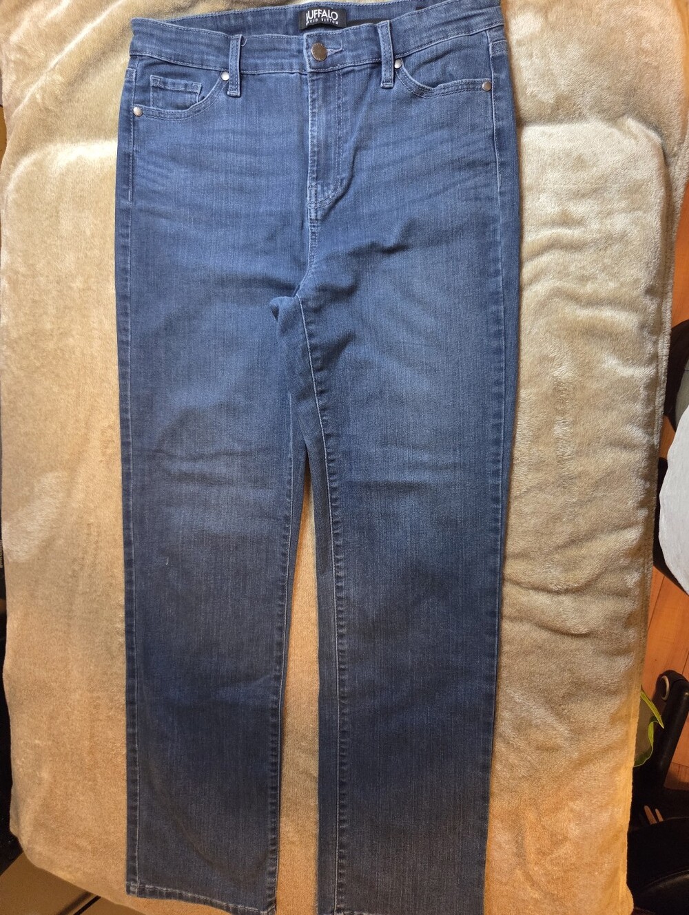 Buffalo David Bitton Women's Straight Leg Jeans in Blue